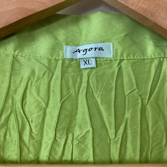 Agora Blouse | Color Green | Size XL | Excellent Condition - Picture 8 of 8